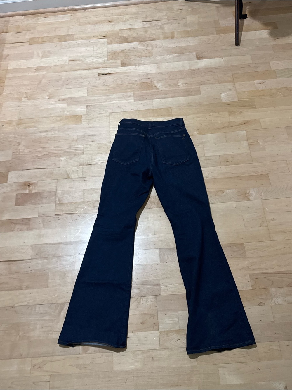 Madewell Dark Blue Flare Jeans - Picture 10 of 12